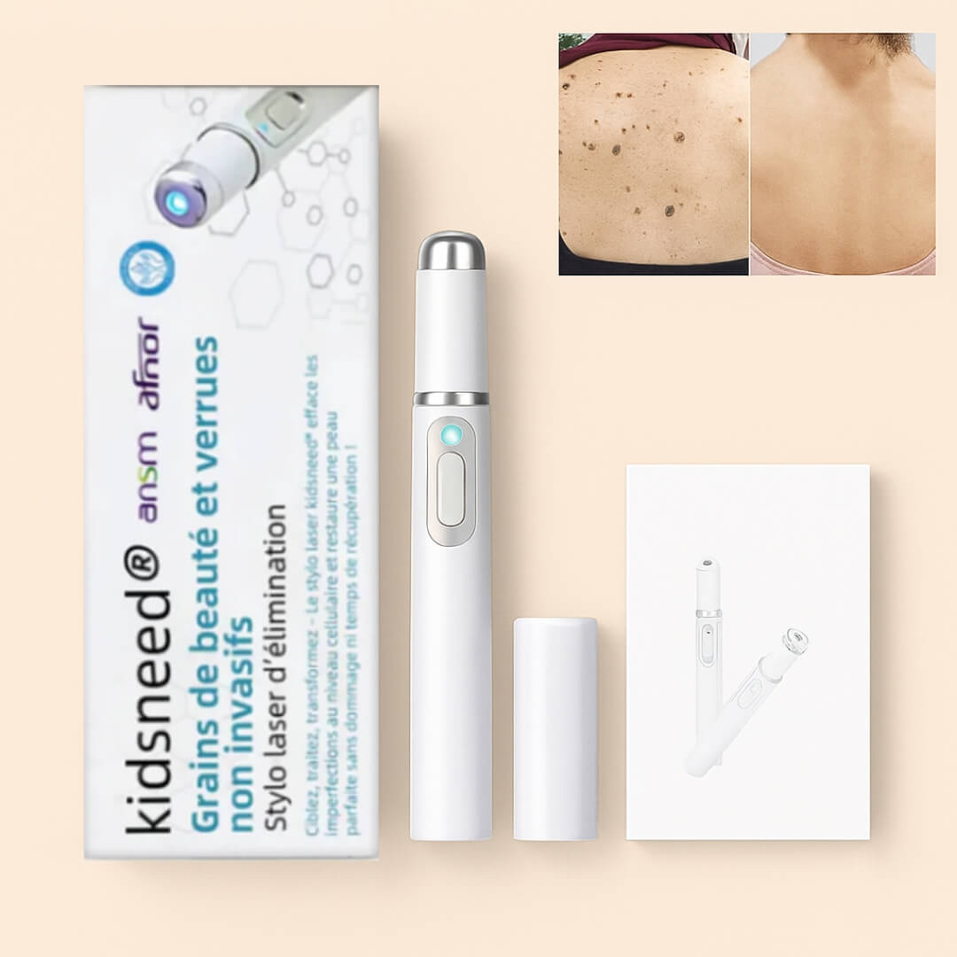 Stylo Laser Kidsneed® non-invasif – Élimine Verrues, Grains de Beauté, Tâches & Imperfections
